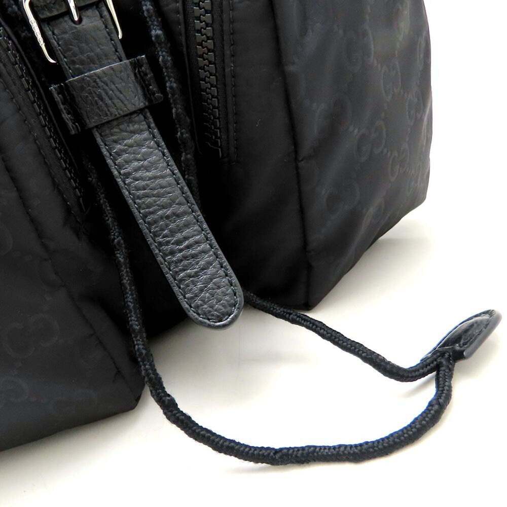 GUCCI Black Leather Backpack - Picture 12 of 16